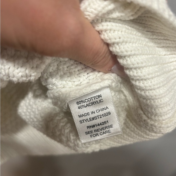 Sincerly Jules Women's Cream Sweater - Picture 3 of 5